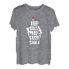 Keep Calm And Carry Chalk Seilkletterer Bouldern T-Shirt