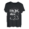Durst nach Bier beim Klettern eines Berggetränks und Wandern T-Shirt