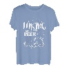Durst nach Bier beim Klettern eines Berggetränks und Wandern T-Shirt