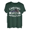 Campen, wo jeder Tag ein neues Abenteuer ist Bergwandern T-Shirt