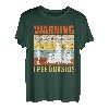 Wanderlust lustig I love peeing outside Naturburschen T-Shirt