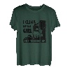 Damen Ich klettere wie ein Mädchen und versuche weiterzumachen Bouldern Klettern Fels T-Shirt