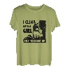 Damen Ich klettere wie ein Mädchen und versuche weiterzumachen Bouldern Klettern Fels T-Shirt