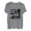 Damen Ich klettere wie ein Mädchen und versuche weiterzumachen Bouldern Klettern Fels T-Shirt