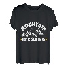 Berg ruft Bergsteiger Wanderer Bergfan Bergliebe T-Shirt