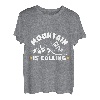 Berg ruft Bergsteiger Wanderer Bergfan Bergliebe T-Shirt