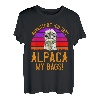 Alpaca my Bags Bergsteiger lustig Wandern Wanderer T-Shirt
