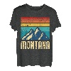 Montana Berge Bergsteiger und Wanderer klettern Bergfan T-Shirt