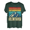 Montana Berge Bergsteiger und Wanderer klettern Bergfan T-Shirt