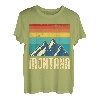 Montana Berge Bergsteiger und Wanderer klettern Bergfan T-Shirt