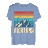 Montana Berge Bergsteiger und Wanderer klettern Bergfan T-Shirt