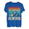 Montana Berge Bergsteiger und Wanderer klettern Bergfan T-Shirt