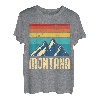 Montana Berge Bergsteiger und Wanderer klettern Bergfan T-Shirt