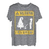 I love peeing outside Wanderer lustig Berge Bergliebe T-Shirt