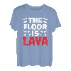 The Floor Is Lava Kletterer Sportklettern Bouldern T-Shirt