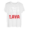 The Floor Is Lava Kletterer Sportklettern Bouldern T-Shirt