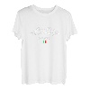 Berge Alpen Silhouette Dolomiten Natur Italien Flagge Berg T-Shirt
