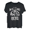 Ich Bin Im Tal Zuhause Aber Am Berg Daheim Berge Wandern T-Shirt