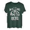 Ich Bin Im Tal Zuhause Aber Am Berg Daheim Berge Wandern T-Shirt