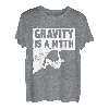 Gravity Is A Myth Rock Climbing Bouldern Climber Boulder T-Shirt
