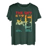 Retro Vintage Der Himmel ist die Grenze Klettern T-Shirt