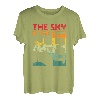 Retro Vintage Der Himmel ist die Grenze Klettern T-Shirt