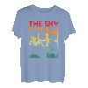 Retro Vintage Der Himmel ist die Grenze Klettern T-Shirt