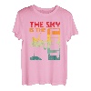 Retro Vintage Der Himmel ist die Grenze Klettern T-Shirt