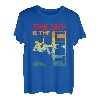 Retro Vintage Der Himmel ist die Grenze Klettern T-Shirt