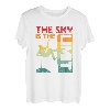 Retro Vintage Der Himmel ist die Grenze Klettern T-Shirt