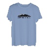 Berg Kilimandscharo original Kontur Umriss Bergsteigen T-Shirt