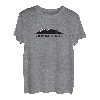 Berg Kilimandscharo original Kontur Umriss Bergsteigen T-Shirt