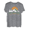 Bergsteiger Hit the Trail Wanderlust Berge Wandern Bergfan T-Shirt