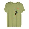 Bouldern Kletterwand Kletterer Boulderhalle Klettern Climber T-Shirt
