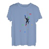 Bouldern Kletterwand Kletterer Boulderhalle Klettern Climber T-Shirt