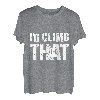 Ich würde diesen Felsen erklimmen Klettern Bouldern Climber Rock Boulder T-Shirt
