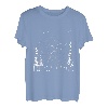 Find Your Adventure Handgezeichnete Bergkunst T-Shirt