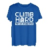 Climb Hard Send Harder Seilkletterer Bouldern T-Shirt