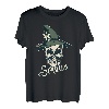 Herren Servus Dialekt - Totenkopf mit Edelweiß - Wanderer Bayern T-Shirt