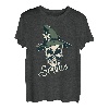 Herren Servus Dialekt - Totenkopf mit Edelweiß - Wanderer Bayern T-Shirt