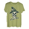 Herren Servus Dialekt - Totenkopf mit Edelweiß - Wanderer Bayern T-Shirt