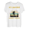 Lustiges 42 Jahre alt Geburtstag Berge & Walken Wander T-Shirt