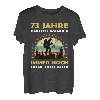 Lustiges 73 Jahre alt Geburtstag Berge & Walken Wander T-Shirt