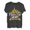 Wandern Sie, als gäbe es oben eine Flasche Wein T-Shirt T-Shirt