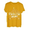 Wandern Sie, als gäbe es oben eine Flasche Wein T-Shirt T-Shirt