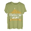 Wandern Sie, als gäbe es oben eine Flasche Wein T-Shirt T-Shirt