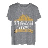 Wandern Sie, als gäbe es oben eine Flasche Wein T-Shirt T-Shirt