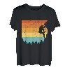 Retro Graphic Climbing Bouldern Rock Climber Mountaineer T-Shirt