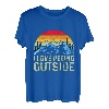 I love peeing outside Wanderer lustig Berge Bergliebe T-Shirt