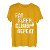Eat Sleep Climb Repeat Climbing Bouldern Rock Climber T-Shirt